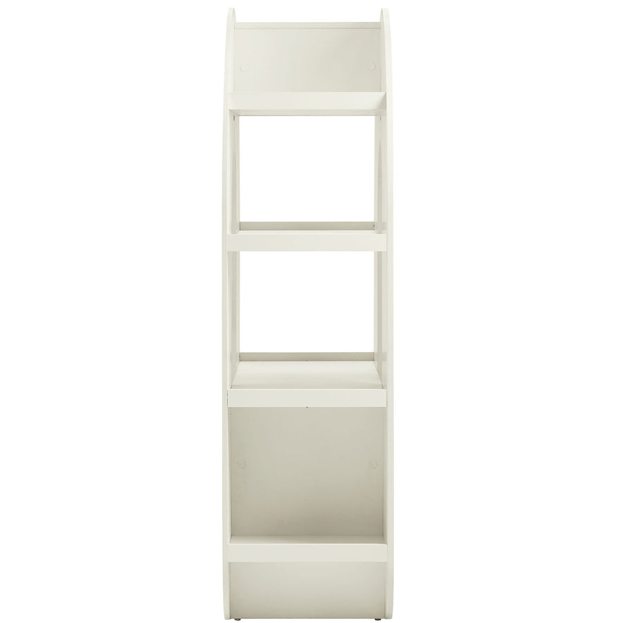 Honora 58" Arched Bookshelf in White