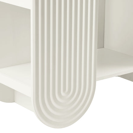 Daydream 58" Arched Bookshelf in White