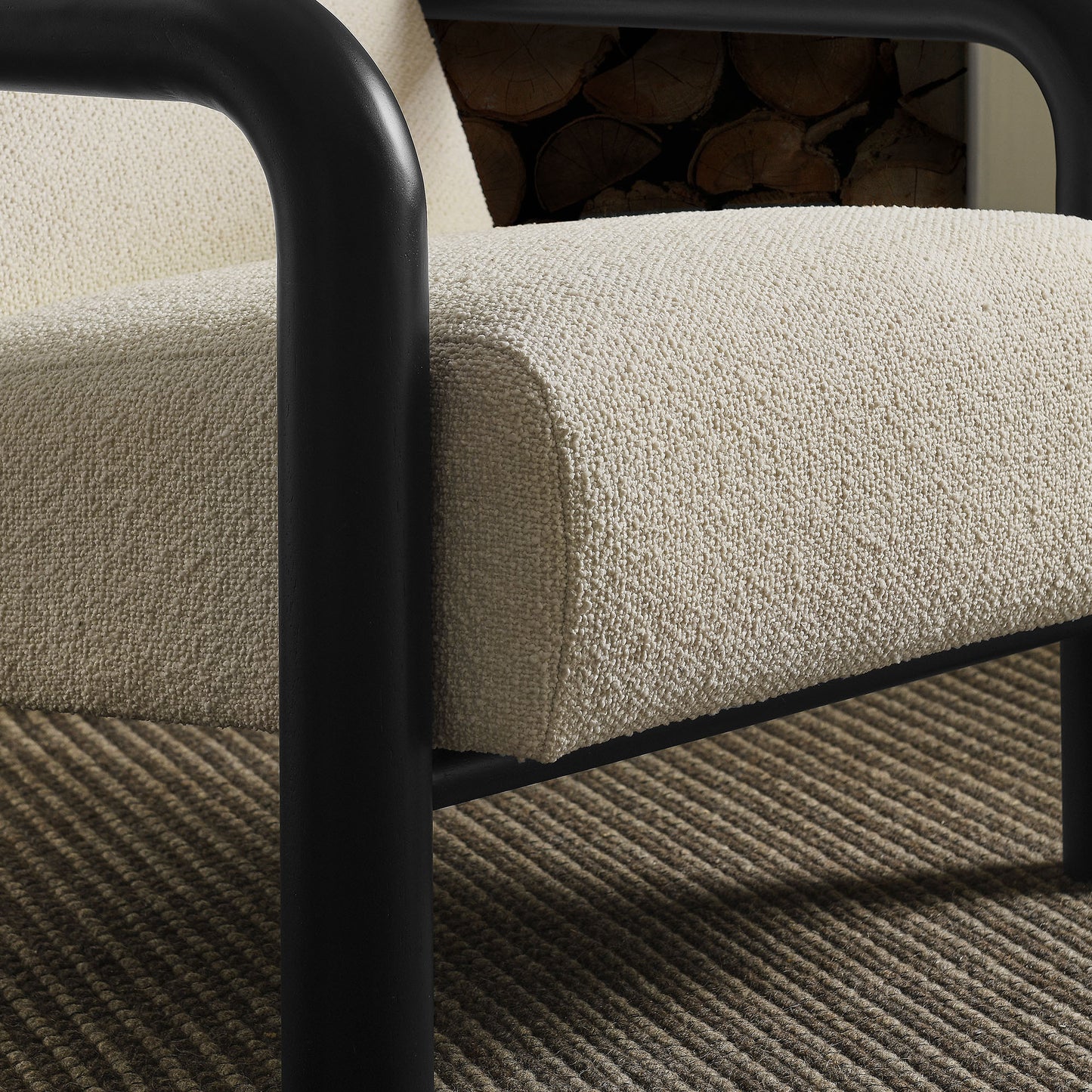 Sereno Boucle Accent Chair by Furniture For America