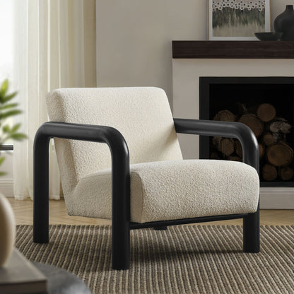 Sereno Boucle Accent Chair by Furniture For America