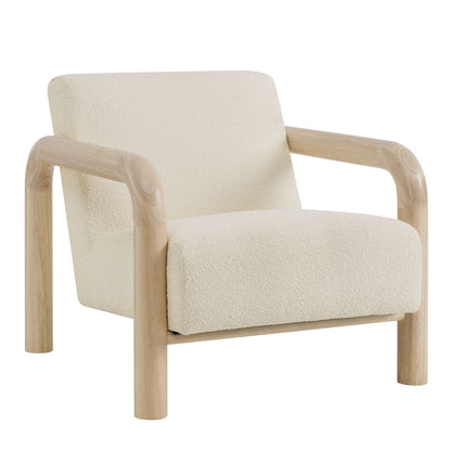 Sereno Boucle Accent Chair by Furniture For America