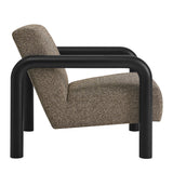 Ravenna Boucle Accent Chair in Earth Black