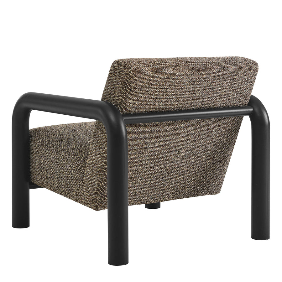 Ravenna Boucle Accent Chair in Earth Black