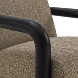 Ravenna Boucle Accent Chair in Earth Black