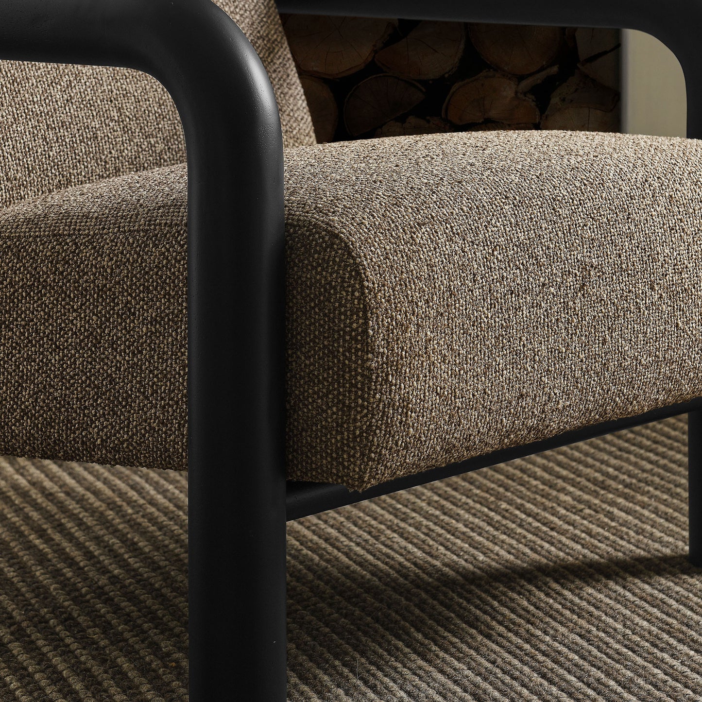 Sereno Boucle Accent Chair by Furniture For America