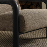 Ravenna Boucle Accent Chair in Earth Black