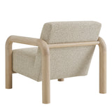 Ravenna Boucle Accent Chair in Marble Oak