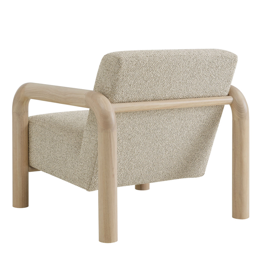Ravenna Boucle Accent Chair in Marble Oak
