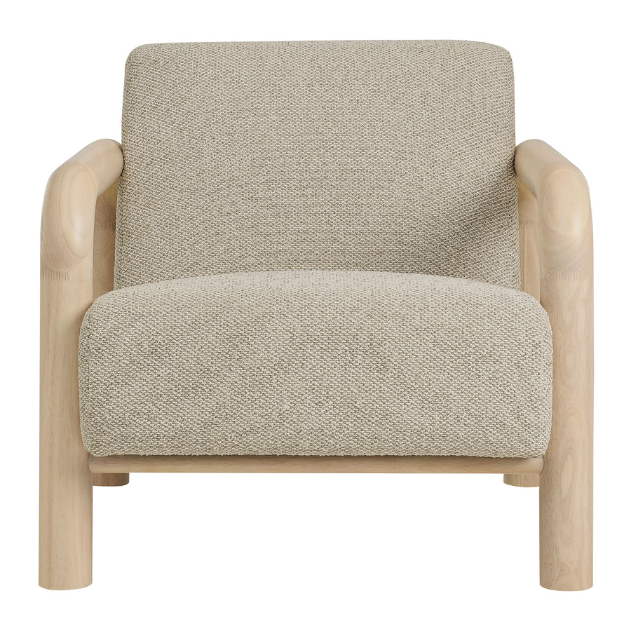 Ravenna Boucle Accent Chair in Marble Oak