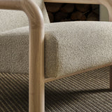 Ravenna Boucle Accent Chair in Marble Oak