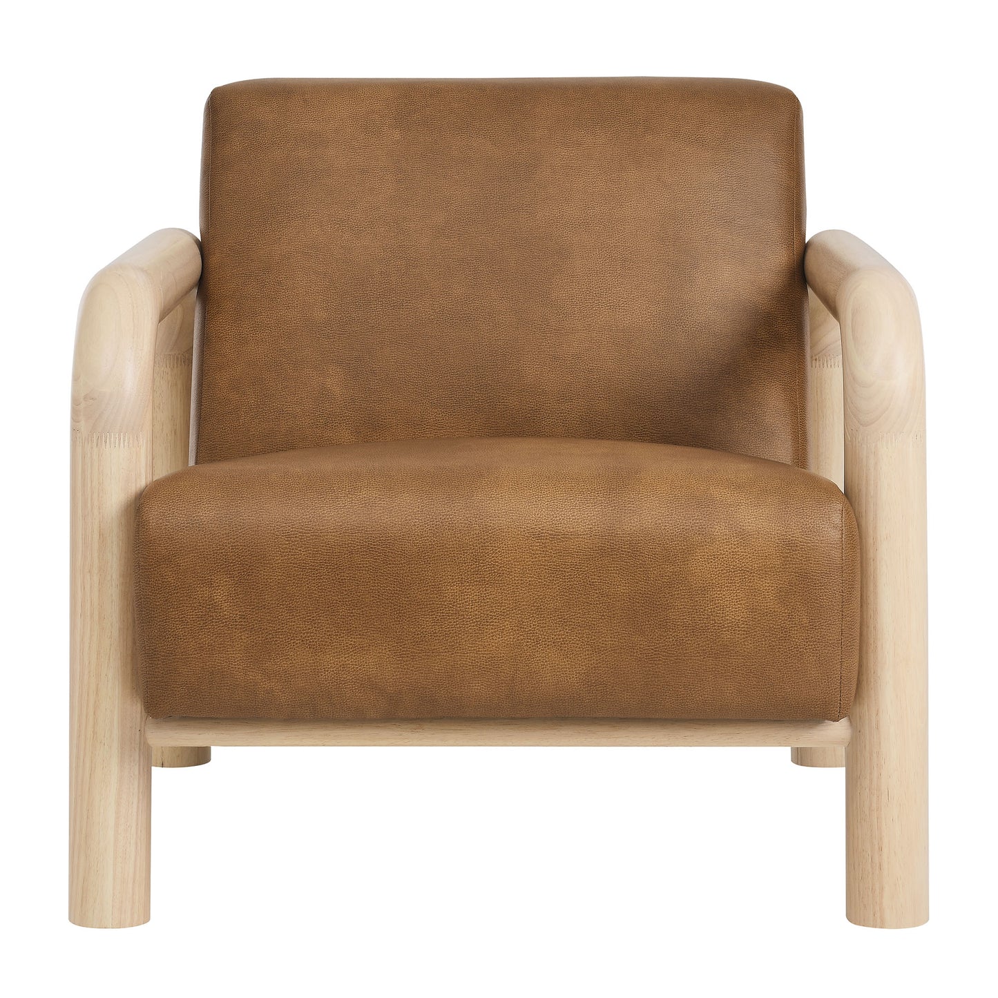 Sereno Vegan Leather Accent Chair by Furniture For America