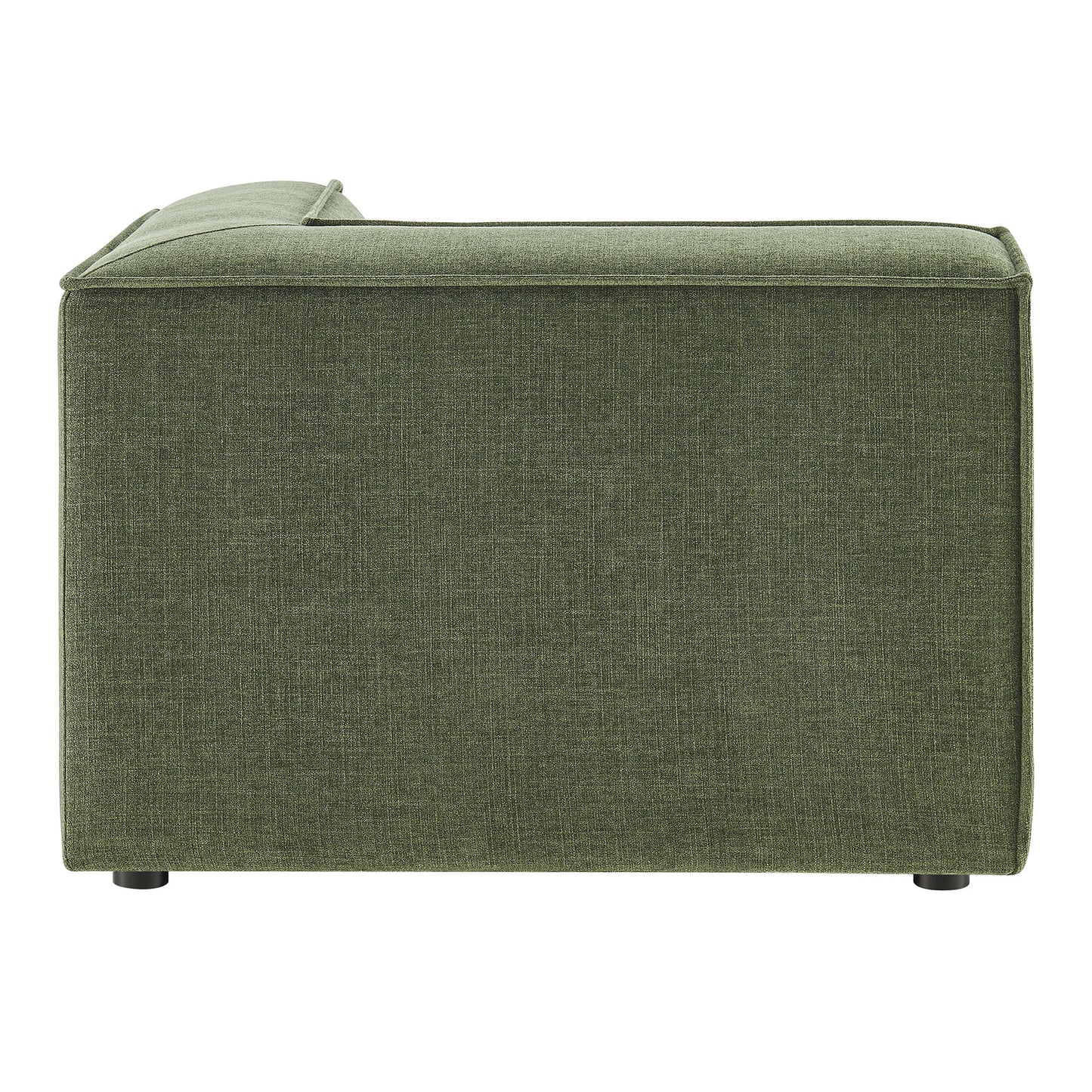 Atlas Performance Fabric Upholstered Modular Corner Chair in Foliage