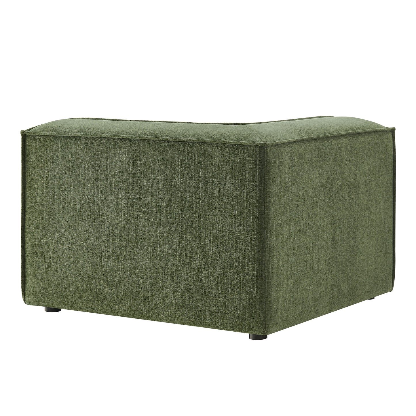 Atlas Performance Fabric Upholstered Modular Corner Chair in Foliage