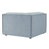 Atlas Performance Fabric Upholstered Modular Corner Chair in Sky