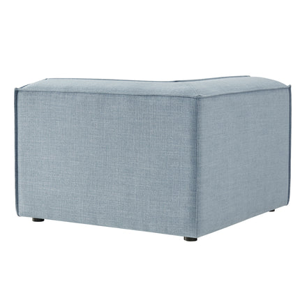 Restore Performance Fabric Upholstered Modular Corner Chair in Sky