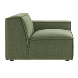 Atlas Performance Fabric Upholstered Right-Facing Modular Lounge Chair in Foliage