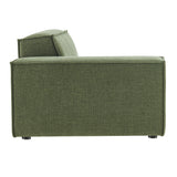 Atlas Performance Fabric Upholstered Left-Facing Modular Lounge Chair in Foliage