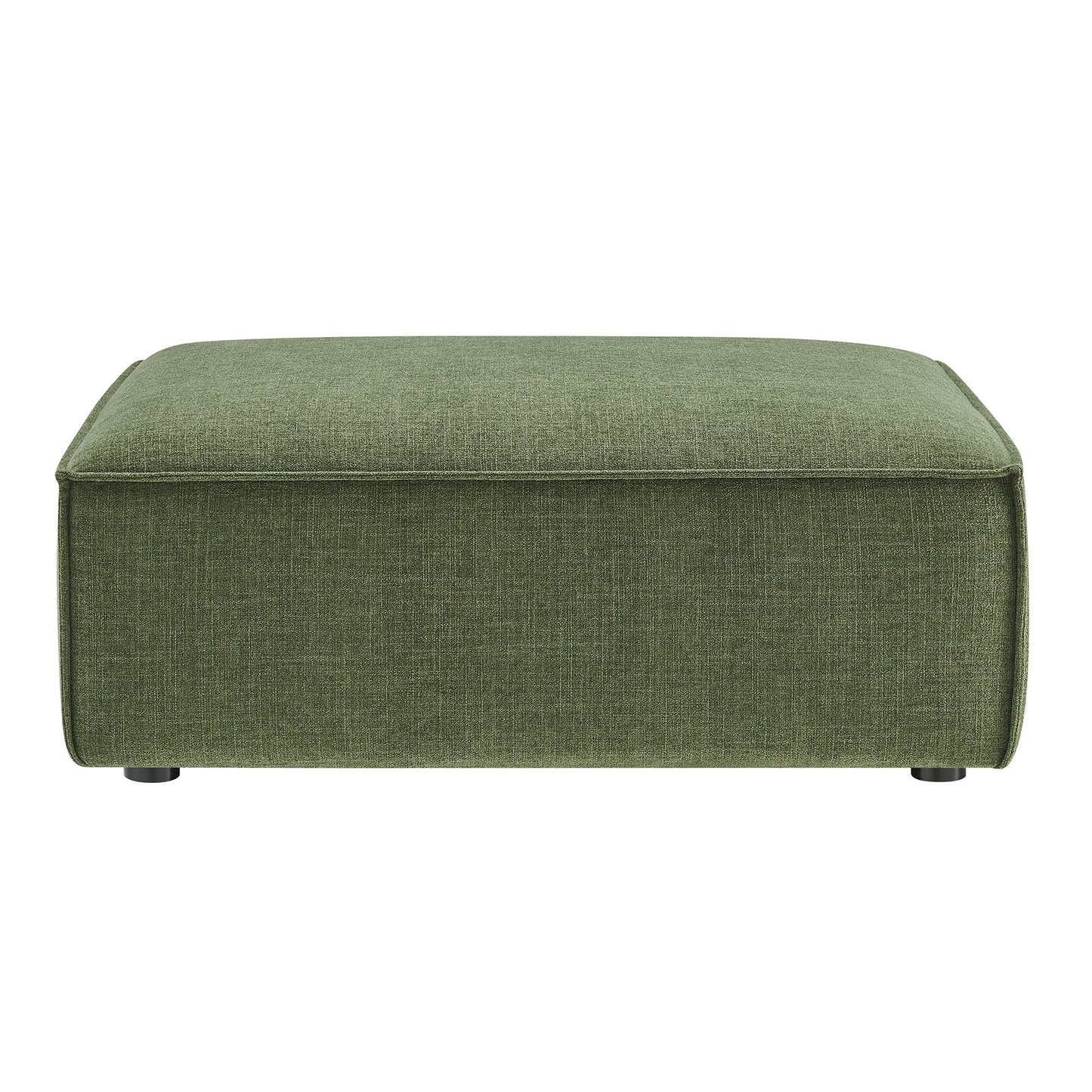Atlas Performance Fabric Upholstered Modular Ottoman in Foliage