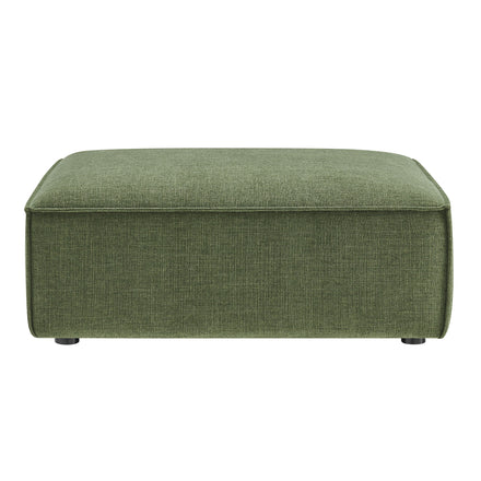 Restore Performance Fabric Upholstered Modular Ottoman in Foliage