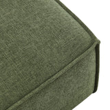 Atlas Performance Fabric Upholstered Modular Ottoman in Foliage