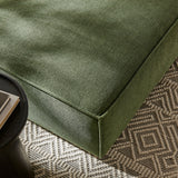 Atlas Performance Fabric Upholstered Modular Ottoman in Foliage