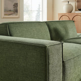 Atlas 2-Piece Performance Fabric Upholstered Modular Loveseat in Foliage