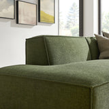 Atlas 2-Piece Performance Fabric Upholstered Modular Loveseat in Foliage