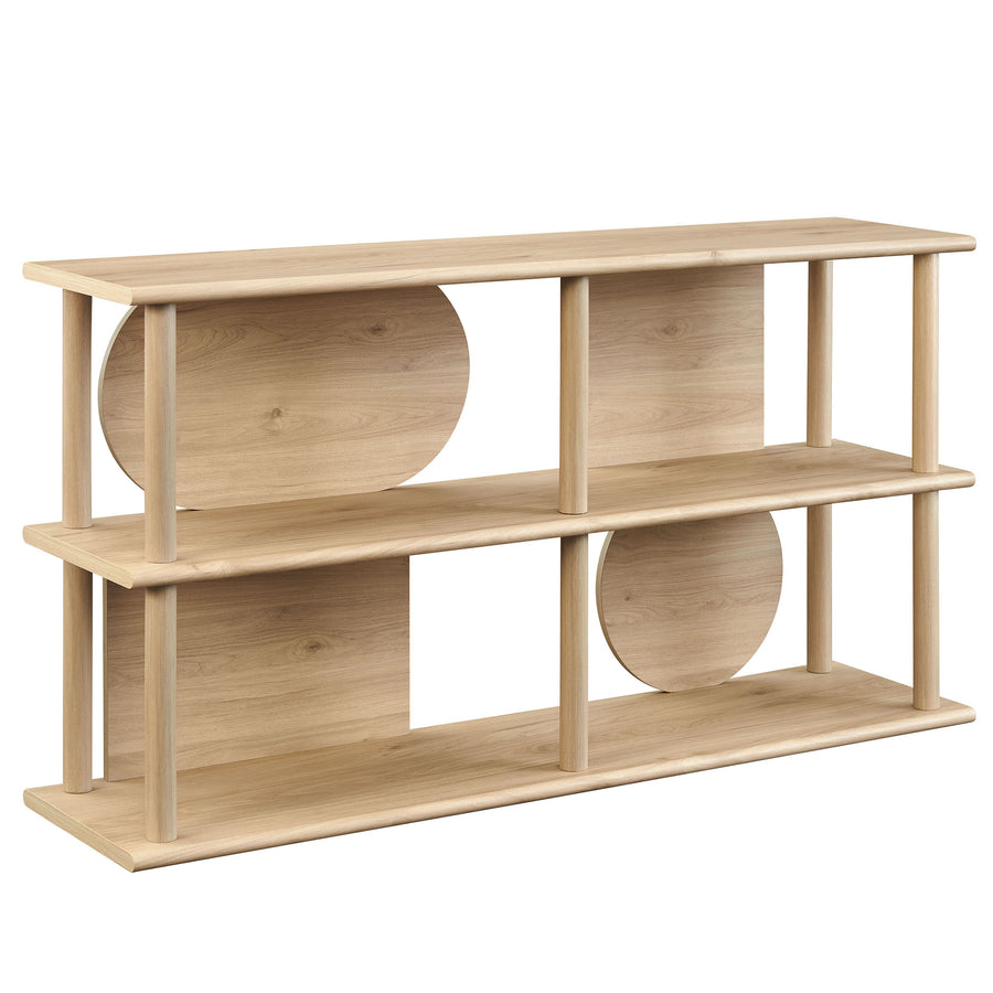 Nusnas 55 Inch Console Table in Light Oak