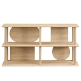 Nusnas 55 Inch Console Table in Light Oak