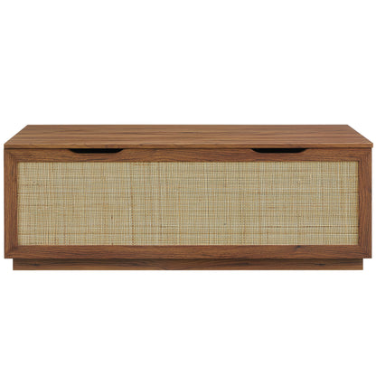Soma 47" Rattan Storage Bench by Furniture For America