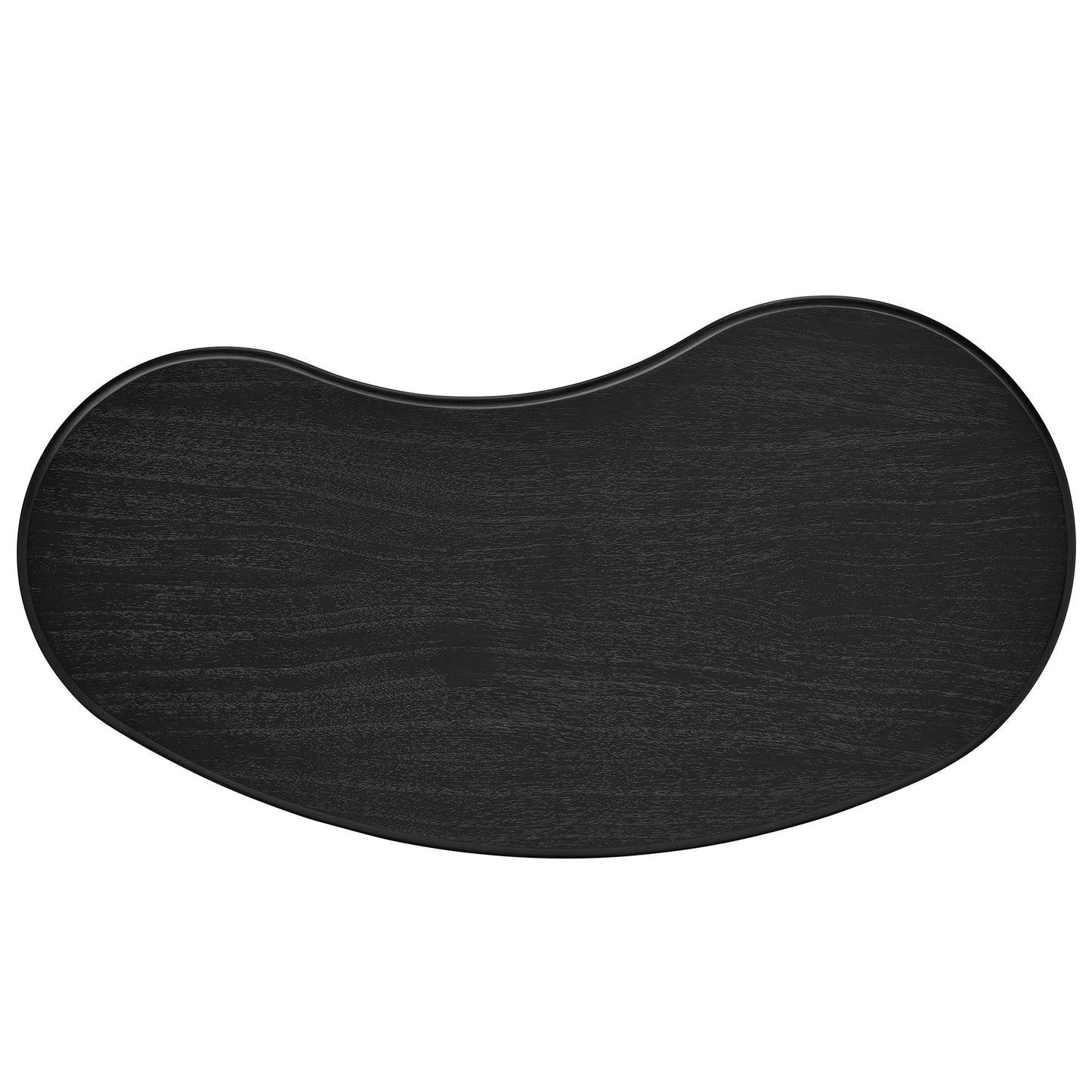Vetra Kidney-Shaped Free Coffee Table by Furniture For America