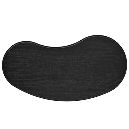 Vetra Kidney-Shaped Free Coffee Table by Furniture For America