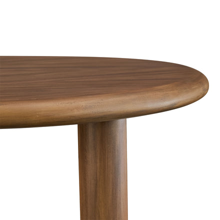 Vetra Kidney-Shaped Free Coffee Table in Walnut