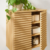 Vera Wall Mounted Bathroom Cabinet in Oak