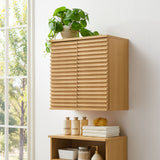 Vera Wall Mounted Bathroom Cabinet in Oak