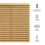 Vera Wall Mounted Bathroom Cabinet in Oak