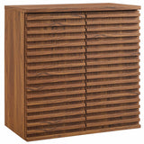 Vera Wall Mounted Bathroom Cabinet in Walnut
