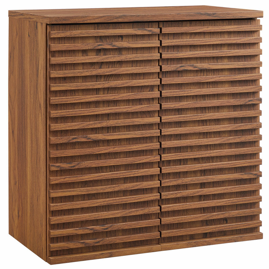 Vera Wall Mounted Bathroom Cabinet in Walnut