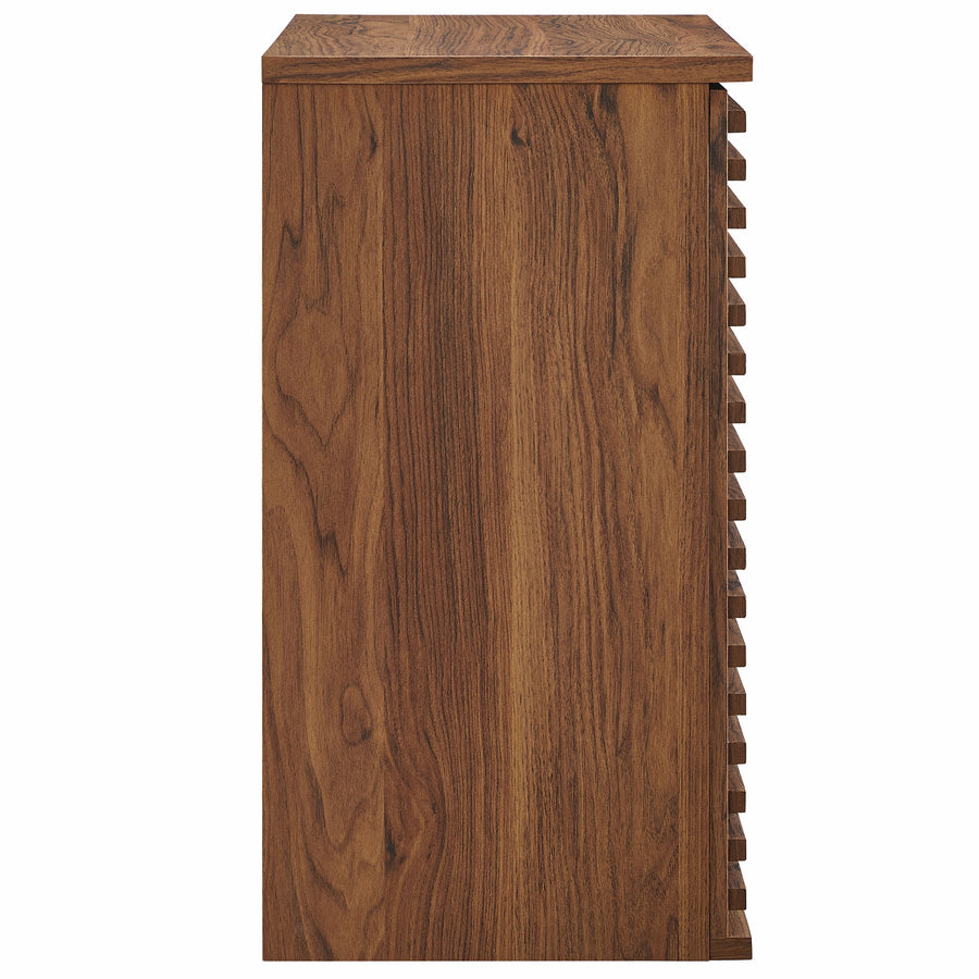 Vera Wall Mounted Bathroom Cabinet in Walnut
