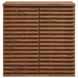 Vera Wall Mounted Bathroom Cabinet in Walnut