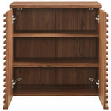 Vera Wall Mounted Bathroom Cabinet in Walnut