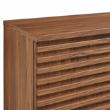 Vera Wall Mounted Bathroom Cabinet in Walnut