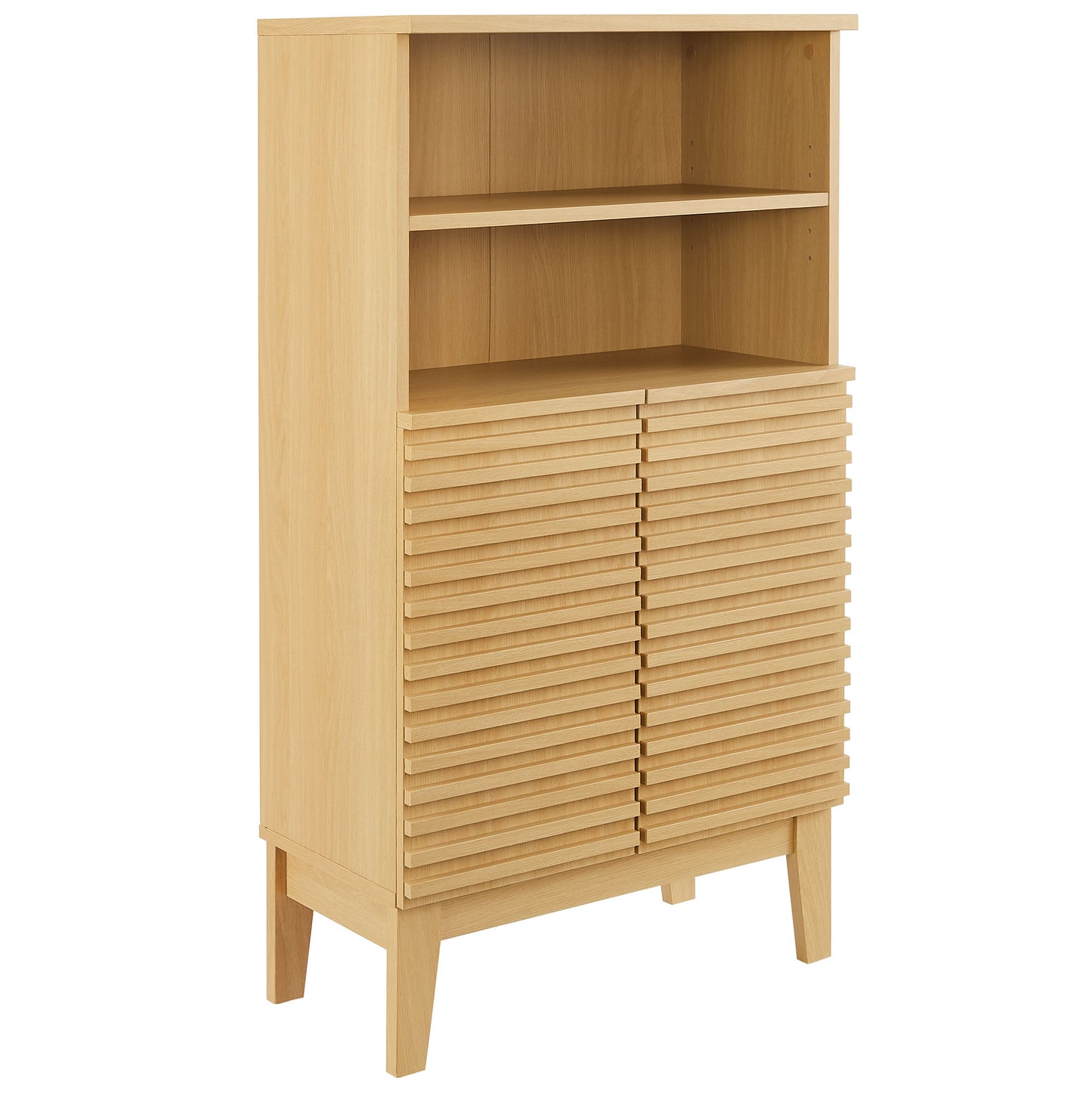 Vera Freestanding Bathroom Storage Cabinet in Oak