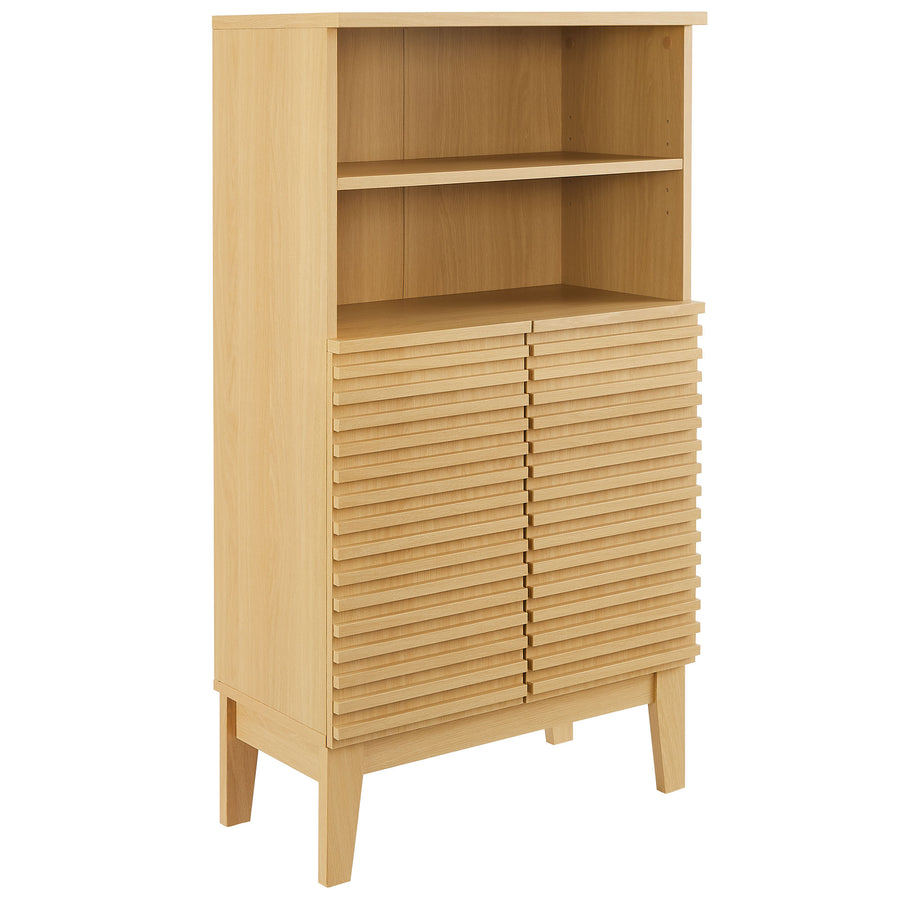 Vera Freestanding Bathroom Storage Cabinet in Oak
