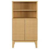 Vera Freestanding Bathroom Storage Cabinet in Oak