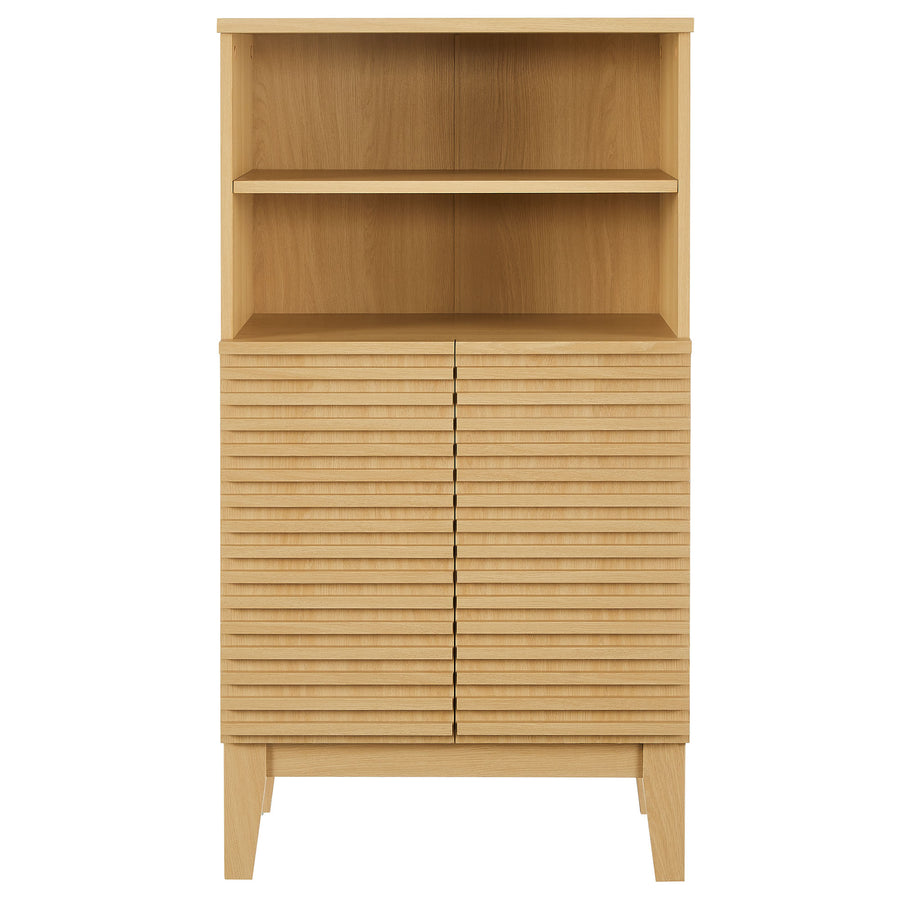 Vera Freestanding Bathroom Storage Cabinet in Oak