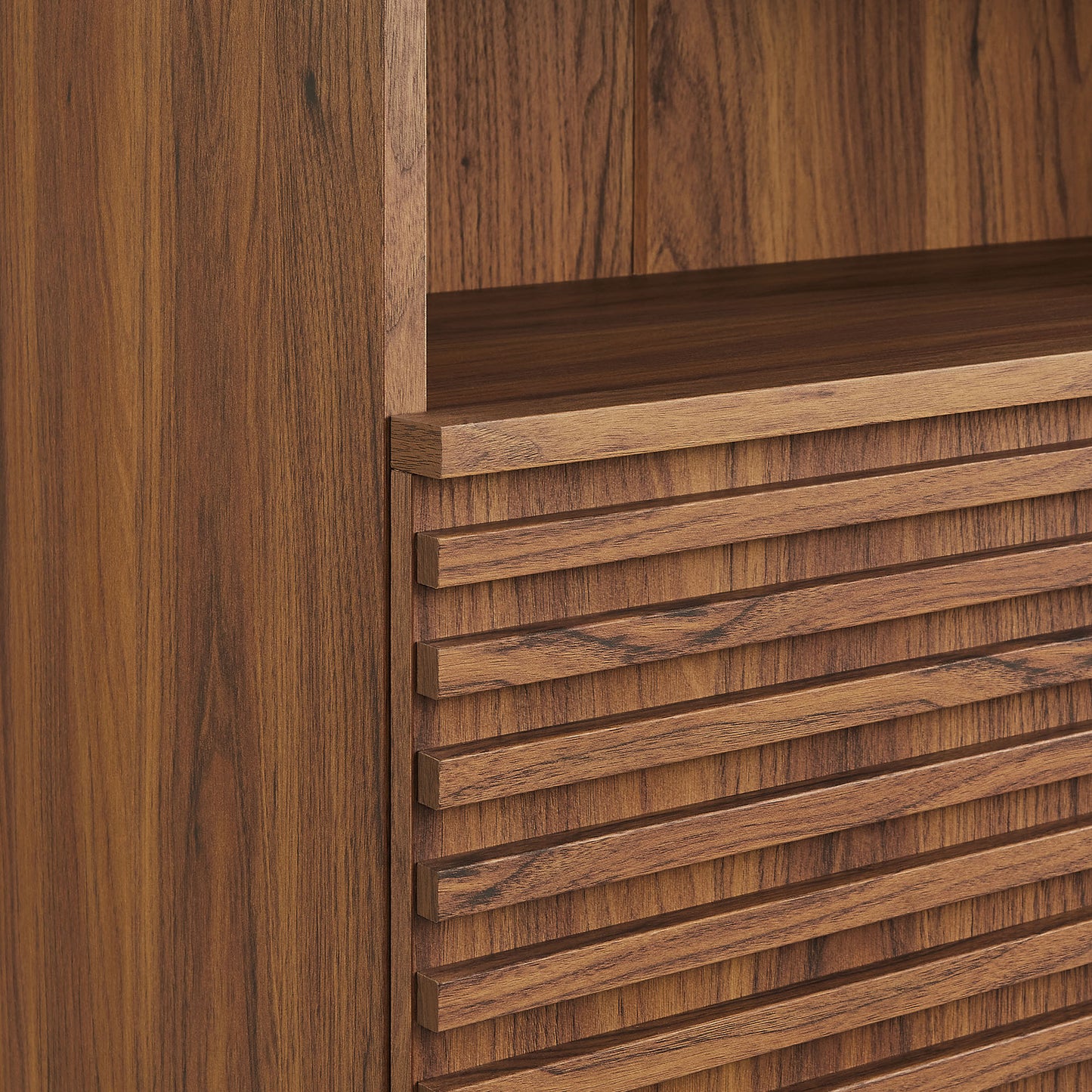 Vera Freestanding Bathroom Storage Cabinet in Walnut