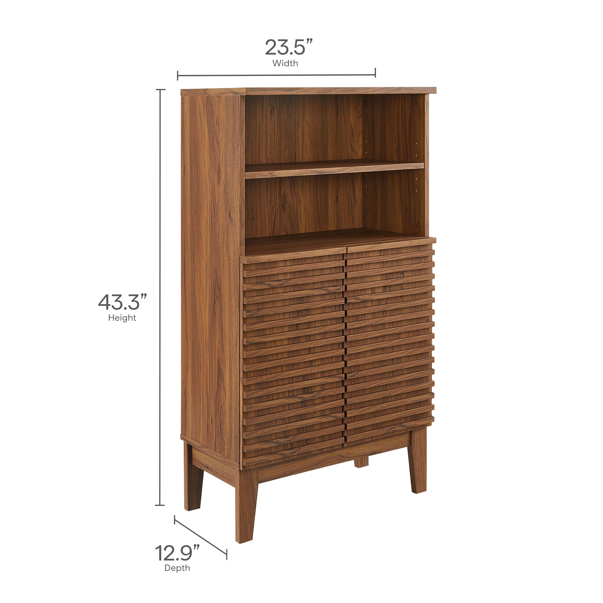 Render Freestanding Bathroom Storage Cabinet by Furniture for America