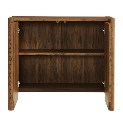 Emric Wave Accent Cabinet by Furniture For America