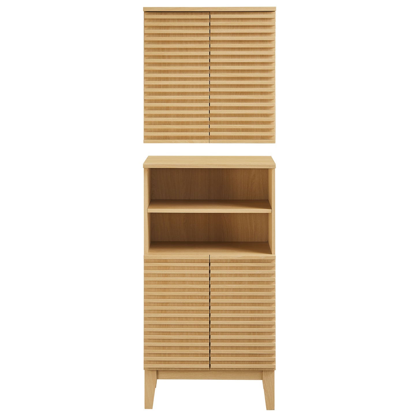 Render Bathroom Cabinet Set by Furniture For America